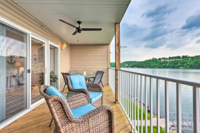Breezy Lakefront Condo with Balcony and Boat Slip
